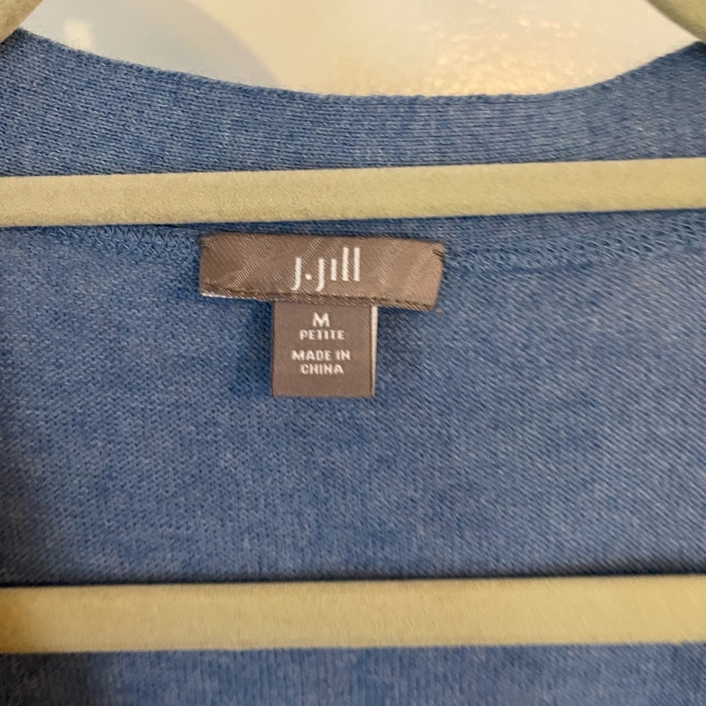 J. Jill Button Front Patch Pocket Long Cardigan S… - image 4